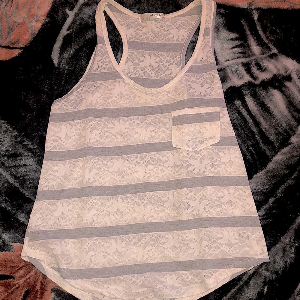 Maryjane Laced Tank top